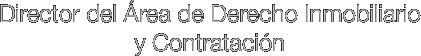Director del rea de Derecho